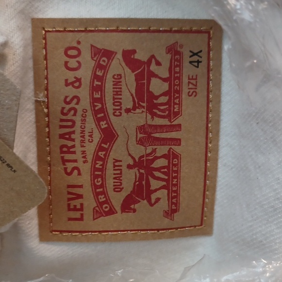 Levi Strauss Plus Size Heavy Denim Jacket NWT - Picture 5 of 9